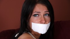 Brunettes models duct tape Kristina Uhrinova Melisa Mendiny