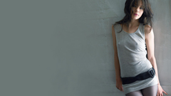 Brunettes nipples woman gray