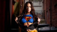 Brunettes nipples woman Megan