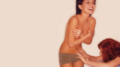 Brunettes nipples woman redheads