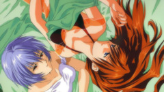 Brunettes panties blue eyes