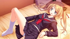 Brunettes panties green eyes