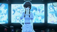 Brunettes red eyes The