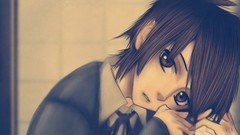 Brunettes school uniforms brown