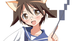 Brunettes strike witches school