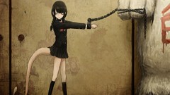 Brunettes tails demons yellow