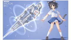 Brunettes tails panties weapons