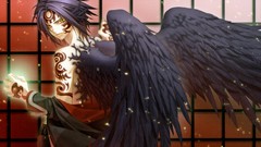 Brunettes tattoos angels wings