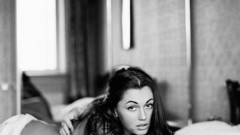 Brunettes tattoos boobs woman