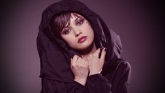 Brunettes tattoos woman close-up