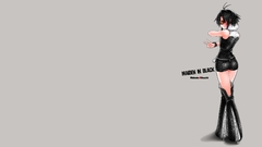 Brunettes thighs Anime Simple