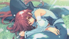 Brunettes touhou miko hakurei