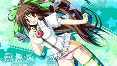 Brunettes touhou panties ecchi