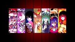 Brunettes touhou wings dress