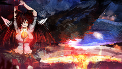 Brunettes touhou wings outer