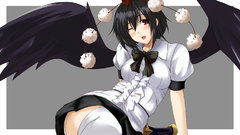 Brunettes touhou wings panties