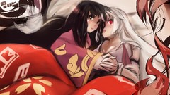 Brunettes touhou yuri long