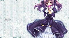 Brunettes twintails lolita fashion