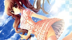 Brunettes video games clouds