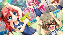 Brunettes water lolitas redheads