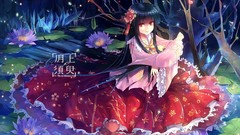 Brunettes water touhou Trees