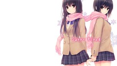 Brunettes winter school uniforms