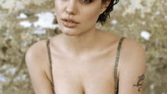 Brunettes woman Actress Angelina