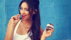 Brunettes woman Actress models