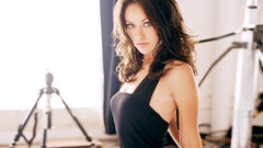 Brunettes woman Actress stare