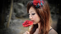 Brunettes woman asians Taiwan