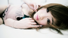 Brunettes woman beds Japanese