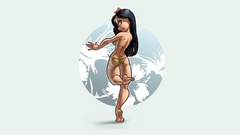 Brunettes woman bikini Hawaii