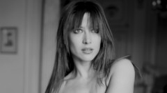 Brunettes woman black and