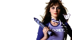 Brunettes woman blue eyes