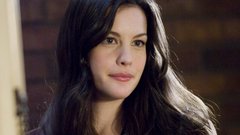 Brunettes woman blue eyes