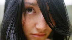 Brunettes woman brown eyes