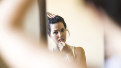 Brunettes woman Candice Cooper