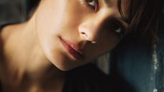 Brunettes woman close-up brown