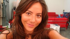 Brunettes woman close-up models