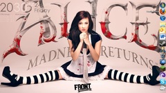 Brunettes woman cosplay Alice