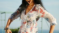 Brunettes woman dress Met-Art