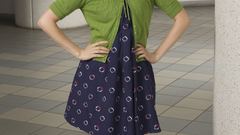 Brunettes woman dress smiling