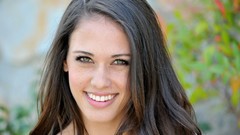 Brunettes woman eyes artistic