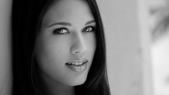 Brunettes woman eyes artistic