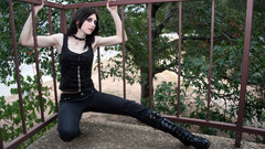 Brunettes woman Gothic
