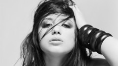 Brunettes woman grayscale Michelle