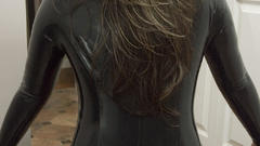 Brunettes woman indoors ass