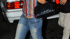 Brunettes woman jeans Actress