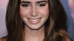 Brunettes woman Lily Collins