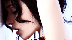 Brunettes woman lips Katie